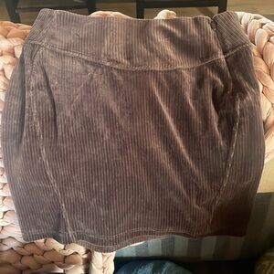 Lululemon scuba soft corduroy mini skirt